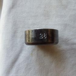 Lissoir ancien acier en calibre 28.