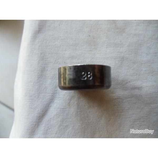 Lissoir ancien acier en calibre 28.