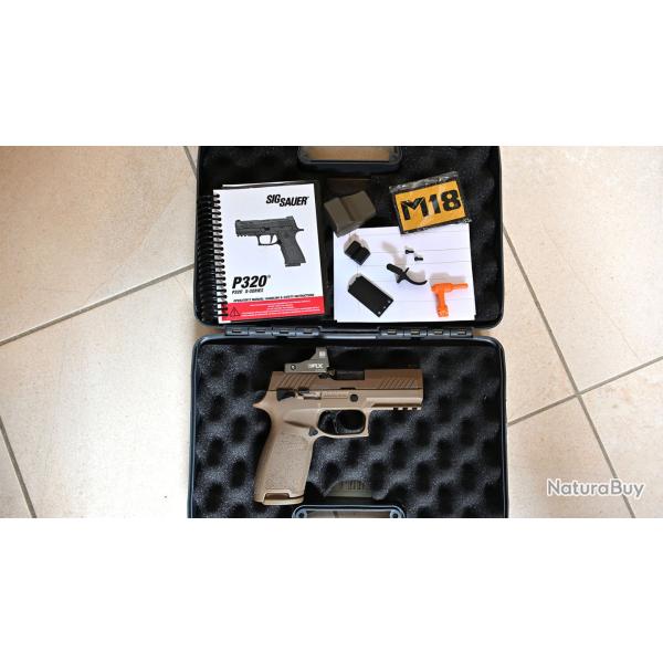 Pistolet SIG P320 M18 + Eotech EFLX