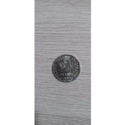 Vend piece 2 franc  1993 jean moulin