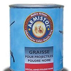 ARMISTOL - Graisse Projectiles Poudre Noire 250 ml - Lot de 10