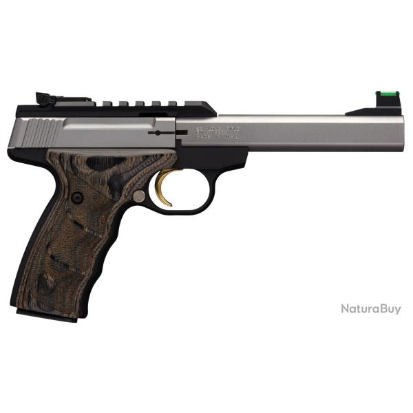 Pistolet BROWNING Buck Mark Plus Stainless UDX Calibre .22 LR - 10 Coups