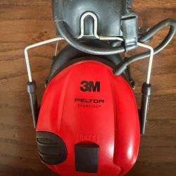 Coques rouge pour casque PELTOR sport tac