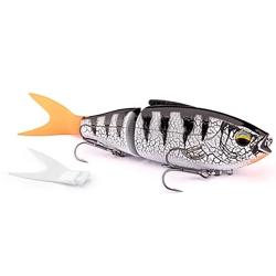 Swimbait LMAB Real vibe 220 White Tiger