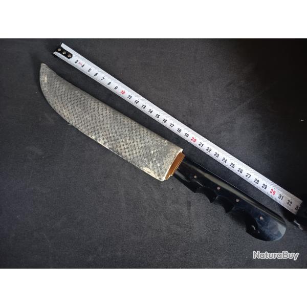 Cuchillo griego con leyenda