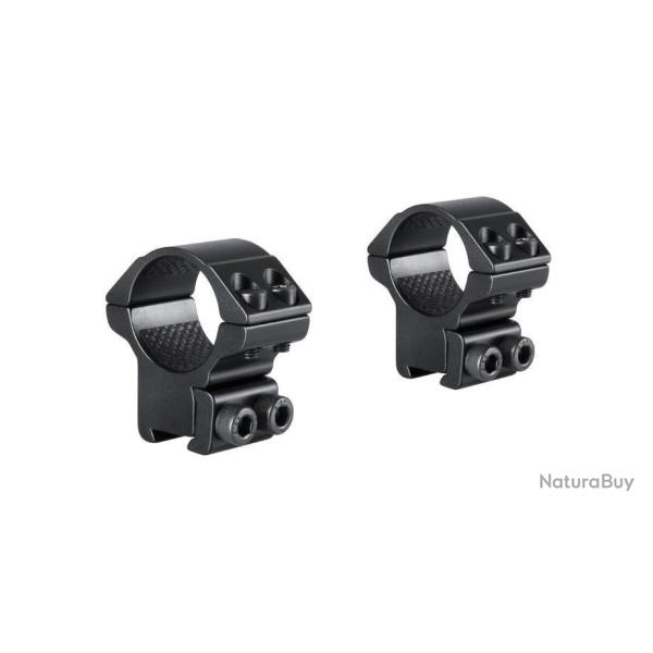1 PAIRE DE COLLIERS HAWKE MEDIUM DIAMETRE 25 .4   1" pour rail de 11 mm