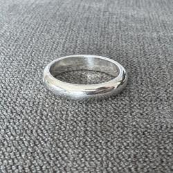 Anneau neuf argent massif - taille 51 -largeur 4mm