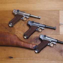 Lot 3 Luger P08 Tanaka 1st generation + crosse
