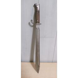 Ba&iuml;onnette allemande ww1 dat&eacute;e 14 sans fourreau V.C. SCHILLING SUHL