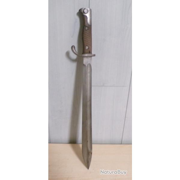 Ba�onnette allemande ww1 dat�e 14 sans fourreau V.C. SCHILLING SUHL