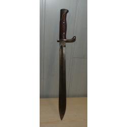 Ba&iuml;onnette allemande ww1 dat&eacute;e 15 sans fourreau