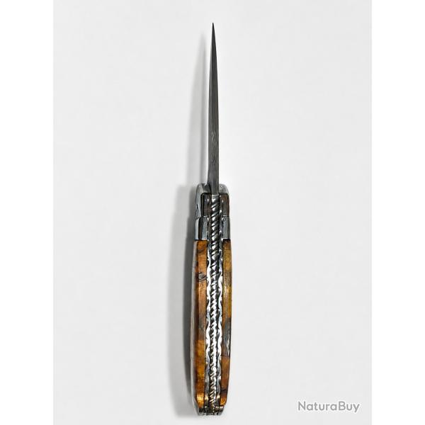 couteau artisanal pompe arriere