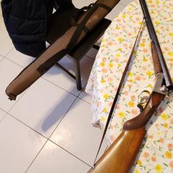 Fusil juxtapos&eacute; St Etienne calibre 12 N&deg;A486