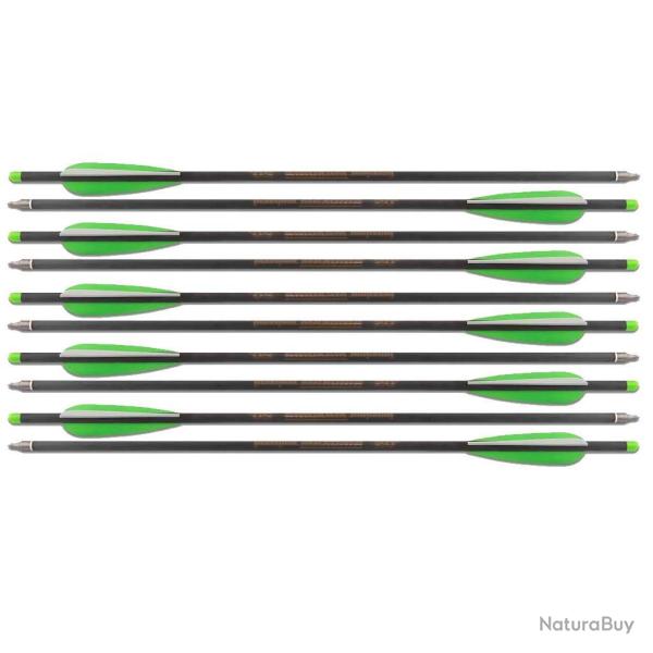 Pack de 10 Fl�ches Carbone de 20 pouces