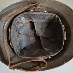 Casque Adrian 1926 (M26) avec int&eacute;rieur complet