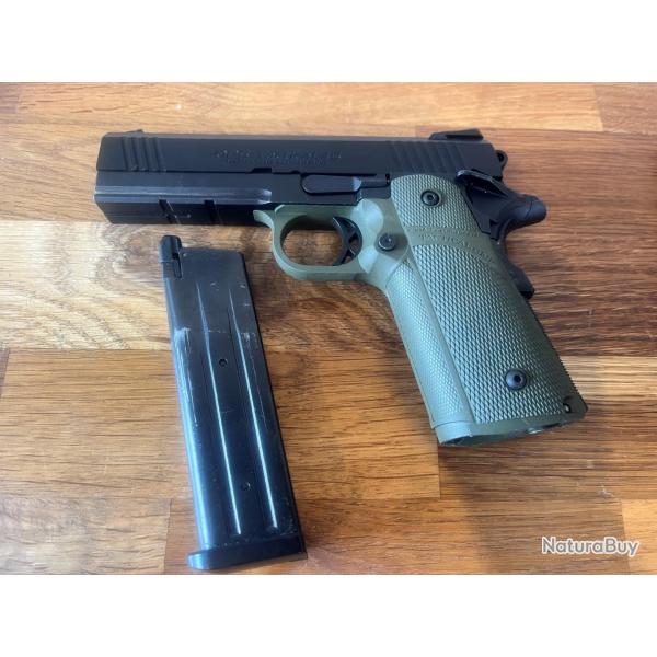 R�plique GBB Tokyo Marui Hi-Capa 4.3 Tactical Custom - Custom Tanio Koba / Poign�e Verte - Occasion
