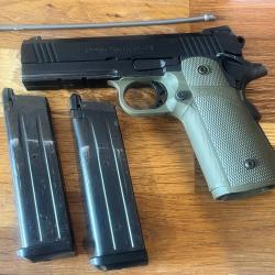 R&eacute;plique GBB Tokyo Marui Hi-Capa 4.3 Tactical Custom (Lot avec Second Chargeur) - Occasion