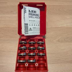 Lot de Shell holders plats "Lee priming tool shell holders set"