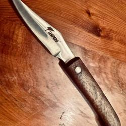 Couteau pliant L&eacute;opard  - Bois d'Acacia - Ench&egrave;re 1.00 �