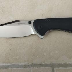 SENCUT Actium Flipper & Thumb Stud Knife G10 Handle (3.46" D2 Blade) SA02B