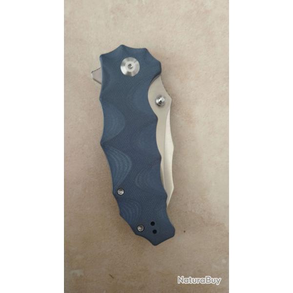 CIVIVI Natterjack Flipper & Thumb Stud & Button Lock Knife G10 Handle (3.19" 14C28N Blade) C24028-2