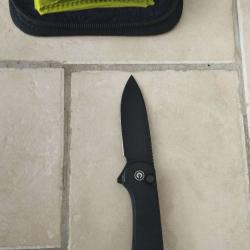 CIVIVI Button Lock Elementum II Flipper Knife G10 Handle (2.96" Nitro-V Blade) C18062P-1