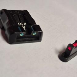Hausse et guidon r&eacute;glable fibre optique LPA pour CZ P07/P09
