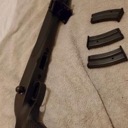 Carabine 22lr BO Manufacture avec 3 chargeur + bipied !filetage 1.2x20