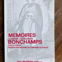M&eacute;moires de madame la marquise de Bonchamps sur la Vend&eacute;e - Comtesse de Genlis