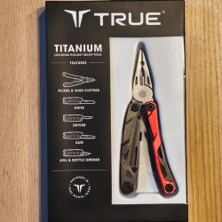 Couteau multifonctions titanium "True"