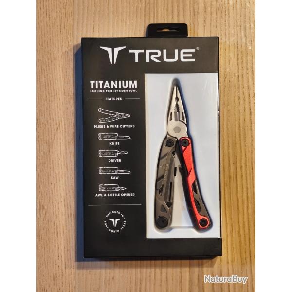 Couteau multifonctions titanium "True"