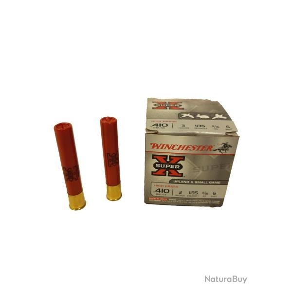 25 Munitions WINCHESTER Cal. 410 6