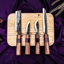Japenese Santoku Handmade Chef knife set For Daily use Best For Outdoor With premium Quality
