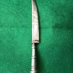 Cuchillo de plata faca da ponta
