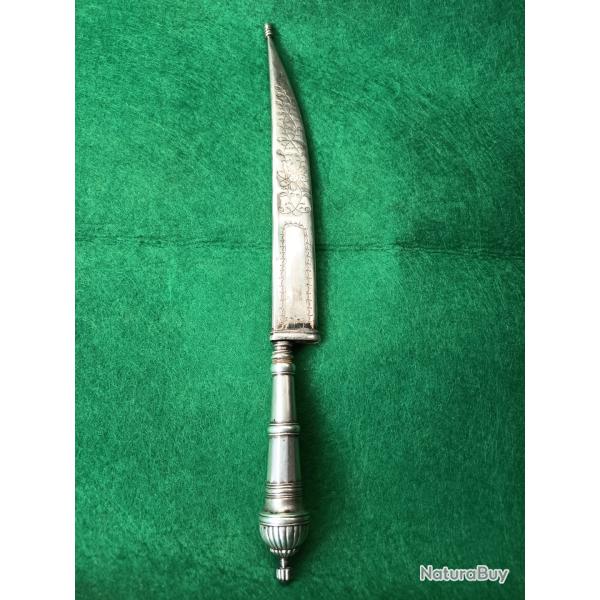 Cuchillo de plata faca da ponta