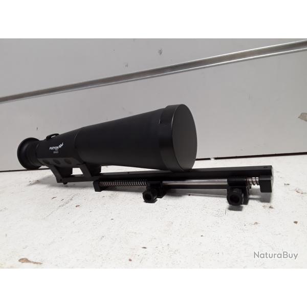 Demi-jumelle Fuzyon chasse 9x63 + rail amortisseur + sacoche + malette