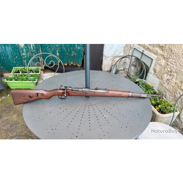 Mauser 98k d'origine - Code 42 1939 - 100% Monomatricule - Marquage Luftwaffe L - Canon Miroir