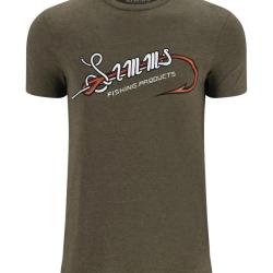 Tee shirt SIMMS Hook & Loop Military Heather M