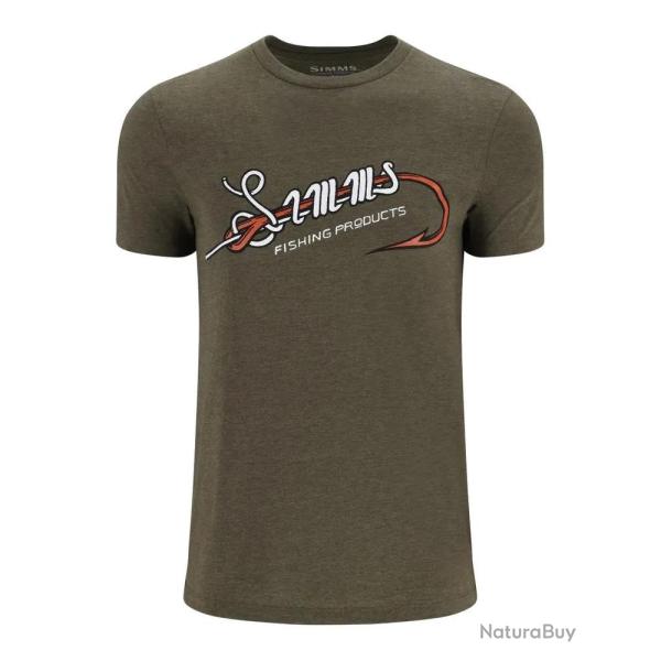 Tee shirt SIMMS Hook & Loop Military Heather M