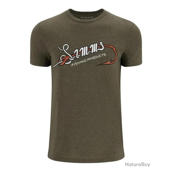 Tee shirt SIMMS Hook & Loop Military Heather M