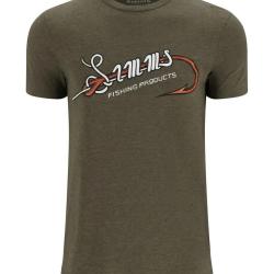 Tee shirt SIMMS Hook & Loop Military Heather XXL