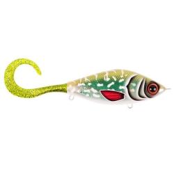 Leurre Hybride CWC Guppie Tail Junior 11,5cm 02 - Glitter Pike Green