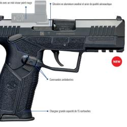 pistolet 9 x 19 mm FN HiPer&reg; MRD 9x19 fn herstal optic ready