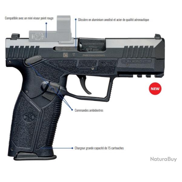 pistolet 9 x 19 mm FN HiPer� MRD 9x19 fn herstal optic ready