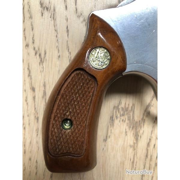 Pour S&W J round butt, plaquettes
