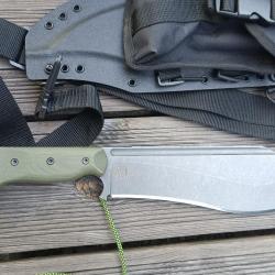 &eacute;norme COUTEAU WORK TUFF GEAR HELLION &eacute;dition sp&eacute;ciale bohler k329 dernier en stock