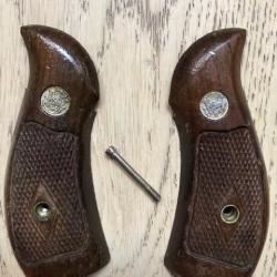 Pour S&W K / L round butt, plaquettes d'origine