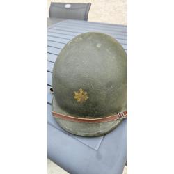 Vends casque US M1 major identifi&eacute;