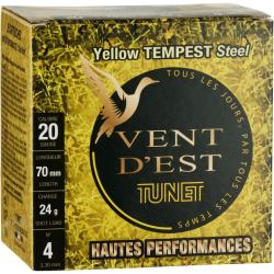 PACK 100 cartouches 20/70 Yellow Tempest Steel HP 3,25mm 24g pb 4