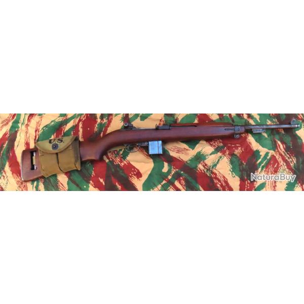 Carabine U.S.M1 semi-automatique calibre 30 M1 Fabrication Inland canon dat� 2-44
